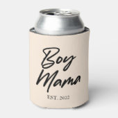 Jongen mama Est. Jaar Minimale mama Blikjeskoeler (Blikje Voorkant)