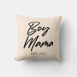 Jongen mama Est. Jaar Minimale mama Kussen