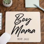 Jongen mama Est. Jaar Minimale mama Muismat<br><div class="desc">Dit is een Aangepaste Datum Man Mama's Muismat! Moederdag moeder mama mama mama Gifts Gift Boy mama</div>