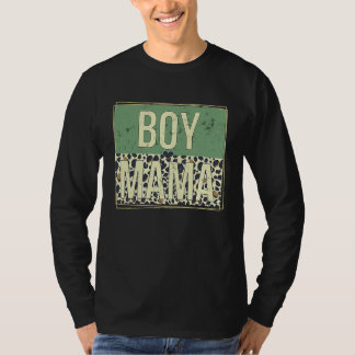 Jongen mama Luipaard Moederdag T-shirt