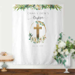 Jongen / Meisje Dop Elegant Groen Foto Achtergrond Wandkleed