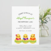 jongen meisje ELKE LEEFTIJD rubber ducky VERJAARDA Kaart (Staand voorkant)