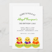 jongen meisje ELKE LEEFTIJD rubber ducky VERJAARDA Kaart (Voorkant / Achterkant)