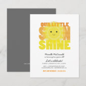 jongen meisje IEDERE LEEFTIGE SUNSHINE BIRTHDAY Kaart (Voorkant / Achterkant)