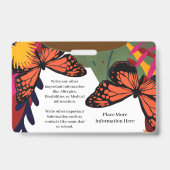 Jongen Meisje Kind Student Naam School ID Kaart Aa Badge (Achterkant)