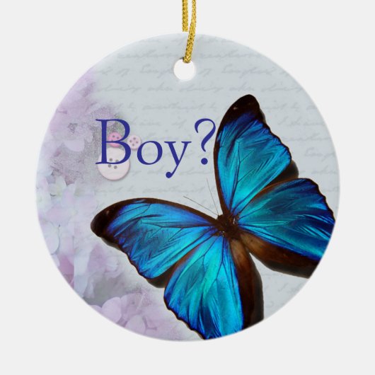 Jongen/Meisje Spinner Keramisch Ornament (Voorkant)