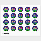 JONGEN & MEISJE STICKER (Vel)