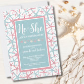 Jongen Meisje Strand Hij Ze Zomer Geslacht Onthull Kaart