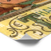 Jongen met Arm rond een Turkije Poster (Hoek)