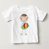 Jongen met Beach Ball Tshirts en geschenken (Voorkant)