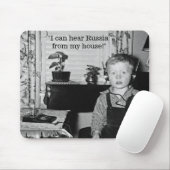 Jongen met Crystal Radio Set Humor Muismat (Met muis)