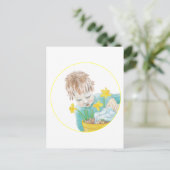 Jongen met Daffodils Briefkaart (Staand voorkant)
