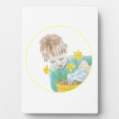 Jongen met Daffodils Fotoplaat (voorkant)