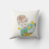 Jongen met Daffodils Kussen (Achterkant)