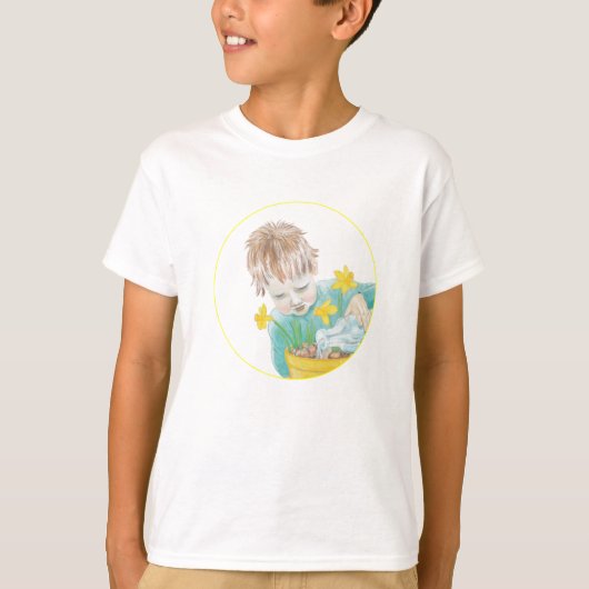 Jongen met Daffodils T-shirt (Voorkant)