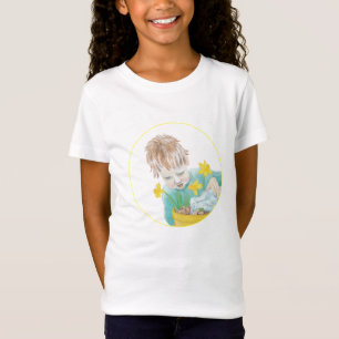 Jongen met Daffodils T-shirt