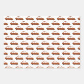 Jongen met de voornaam van kleine autogozer inpakpapier vel (Voorkant 2)