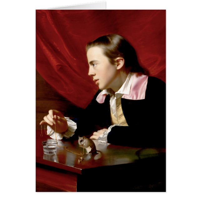 Jongen met een eekhoorn (Voorkant)