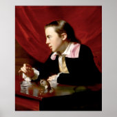 Jongen met een eekhoorn poster (Voorkant)