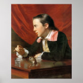 Jongen met een eekhoorn, van John Singleton Copley Poster (Voorkant)