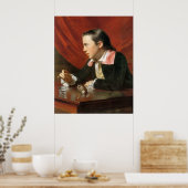 Jongen met een eekhoorn, van John Singleton Copley Poster (Keuken)