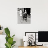 Jongen met een fiets, 1922.  foto poster (Thuiskantoor)