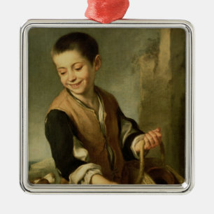 Jongen met een hond, c.1650 metalen ornament
