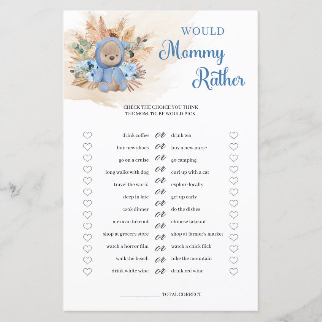 Jongen met een teddy-beer pampasgras zou mama Rath (Voorkant)