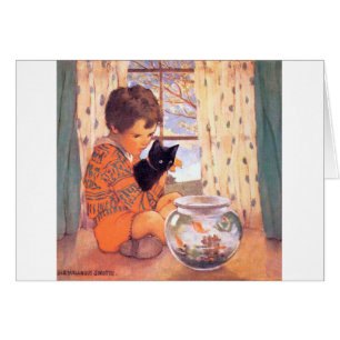 Jongen met een zwarte kat, Jessie Willcox Smith