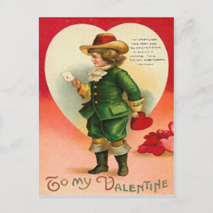  jongen met hart briefkaart