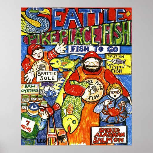 Jongen met krab poster (Voorkant)