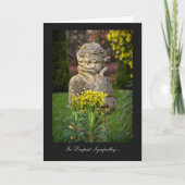 Jongen met lentesposy - in diepste sympathie kaart (Voorkant)