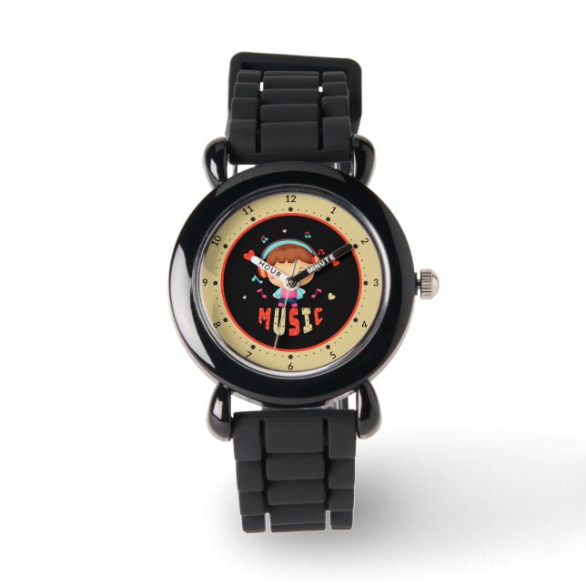 Jongen met muziek horloge (Voorkant)