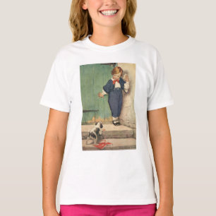 Jongen met Puppy Dog T-shirt