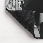 Jongen met Retro Crystal Radio Set Muismat (Hoek)