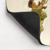  jongen met rode ballonnen op een feest muismat (Hoek)