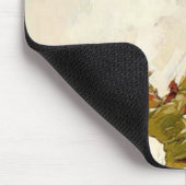  jongen met rode ballonnen op een feest muismat (Hoek)