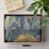 Jongen met rode pioenbloemen (door Robert Reid) Tissuepapier (Geschenk)