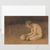 Jongen met schedel (door Magnus Enckell) Briefpapier (Voorkant / Achterkant)