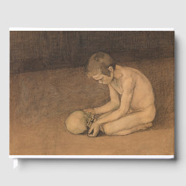 Jongen met schedel (door Magnus Enckell) Gastenboek