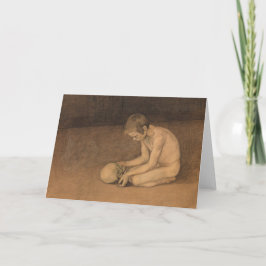 Jongen met schedel (door Magnus Enckell) Kaart
