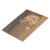 Jongen met schedel (door Magnus Enckell) Notitieblok (Schuin)