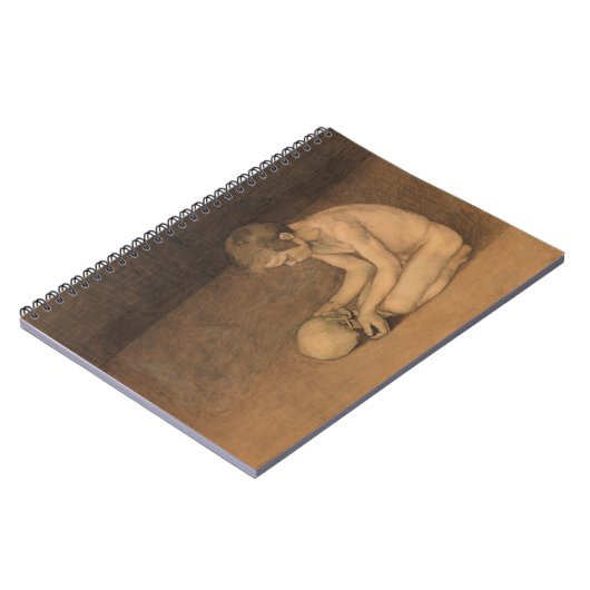 Jongen met schedel (door Magnus Enckell) Notitieboek (Linkerzijde)