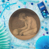 Jongen met schedel (door Magnus Enckell) Papieren Bordje (Feest)