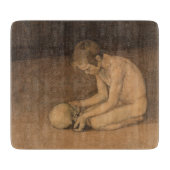 Jongen met schedel (door Magnus Enckell) Snijplank (Voorkant)