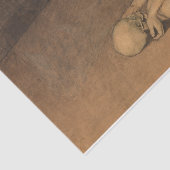 Jongen met schedel (door Magnus Enckell) Tissuepapier (Detail)