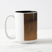 Jongen met schedel (door Magnus Enckell) Tweekleurige Koffiemok (Links)