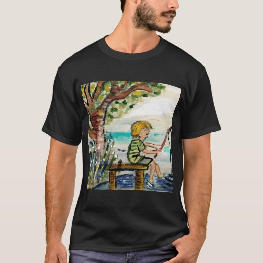 Jongen Met Sockeye T-shirt (Voorkant)