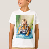 Jongen met tijger t-shirt (Voorkant)