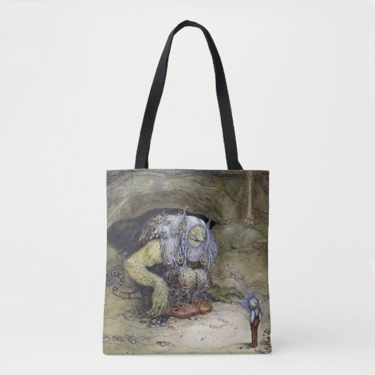 “Jongen met trol” van John Bauer Tote Bag (Voorkant)